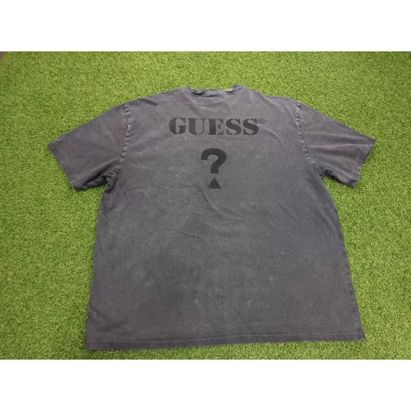 Guess Other - Guess Originals T Shirt Mens Large Gray Cotton Spellout Graphic Logo Regular Fit